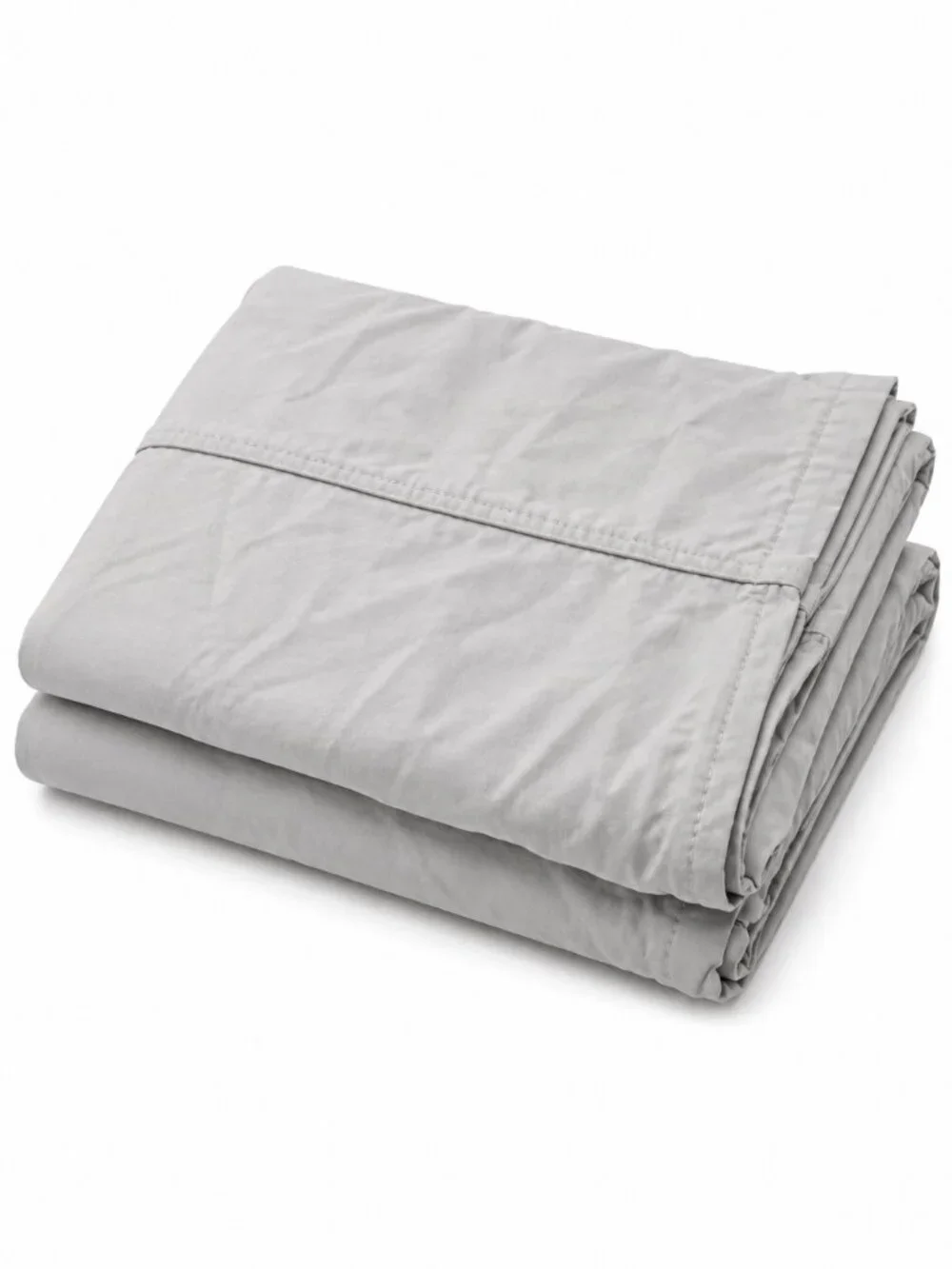 Kirkland Signature 680 Thread Count Queen Flat Sheet Gray Pima Cotton